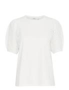 Bysummer Puff Sleeve Tee - B.young White