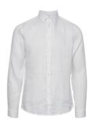 Cfanton Bd Ls Linen Shirt Casual Friday White