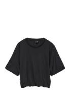 Vmaya Penny Ss Cropped Top Box Jrs Vero Moda Black
