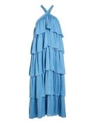 Vifiluka H/N S/L Ankle Dress/Dc/R/Bfs Vila Blue