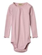 Rib Body L/S Lotta Wheat Pink