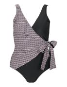 Monaco 3 Colour Swimsuit Missya Black