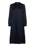 Drape Midi Dress Esprit Collection Navy