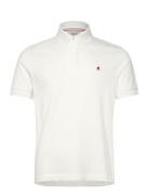 Polo Regular_Slim Red Logo Replay White