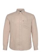 Casual Linen B.d Shirt Lexington Clothing Beige