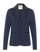 Anett Blazer Cream Navy