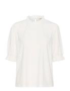 Crmianna Ss Blouse Cream White