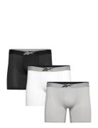 Mens Rbk Sports Trunks Med Mack 3Pk Reebok Performance Patterned
