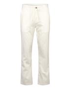Akjan Cot/Linen Ela Pants Anerkjendt White