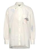 Embroidered Poplin Shirt Scotch & Soda White