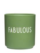 Favourite Cup - Celebration Design Letters Green
