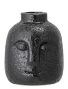 Emiel Lysestage, Sort, Stentøj Bloomingville Black