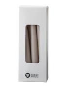 Small Colored Candle - Giftbox W. 12 Pcs Kunstindustrien Grey
