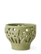 Orangery Fyrfadsstage Ø9.5 Cm Spring Leaf Kähler Green