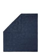 Unikko Jacquard Duvet Cover Marimekko Home Navy