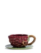 Cup And Plate Grape Byon Purple