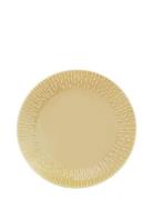 Confetti Dessert Plate W/Relief 1 Pcs Giftbox Aida Yellow