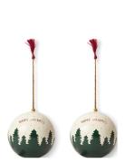 Papier Maché Balls Christmas Ornament Lexington Home Patterned