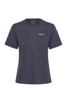 Vonnan S/S T W Jack Wolfskin Grey