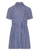 Striped Dress Ss Tommy Hilfiger Blue