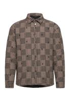 Quilted Shield Ls Shirt Daily Paper Brown