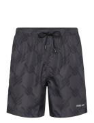 Dotted Monogram Swimshorts Daily Paper Black