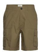 Flint Wide Slub Yarn Shorts - Gots/ Knowledge Cotton Apparel Khaki