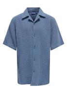 Osjkyle 0158 Ss Shirt Wvn ONLY & SONS Blue