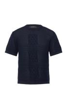 Crochet T-Shirt Daily Paper Navy