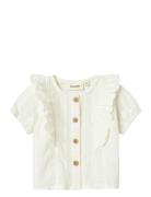 Nbfjazelle Ss Loose Shirt Lil Lil'Atelier White