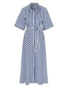 Astrid Striped Dress Newhouse Navy