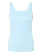 Kacarna Tank Top Kaffe Blue