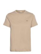 Reg Shield Ss T-Shirt GANT Beige