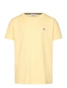 Shield Ss T-Shirt GANT Yellow