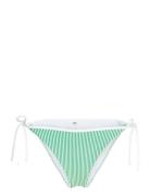 String Side Tie Bikini Tommy Hilfiger Green