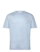 Linen Ss T-Shirt GANT Blue