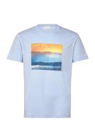 Placed Graphic T-Shirt GANT Blue