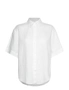 Rel Linen Ss Shirt GANT White