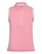 Contrast Collar Sleeveless Pique GANT Pink