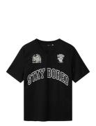 Nlmandreas Bod Poly L Ss Top Sky LMTD Black