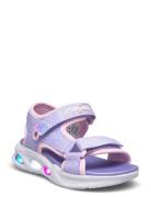 Girls Sola Glow Sandal Skechers Purple