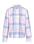 Checked Oxford Bd Ls Shirt GANT White