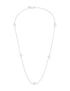 Ruth Anchor Charm Lock Necklace, Silver Design Letters Silver