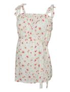 Mlora Lia Strap Wo Top 2F Mamalicious White