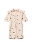 Amel Printed Swim Jumpsuit Liewood Pink