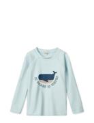 Noah Placement Longsleeve Swim Tee Liewood Blue