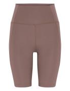 Compressive High-Rise Bike Shorts Girlfriend Collective Brown