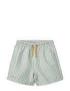 Duke Stripe Board Shorts Liewood Green