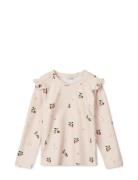 Tenley Printed Swim Tee Liewood Beige