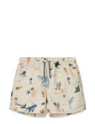 Aiden Printed Board Shorts Liewood Beige